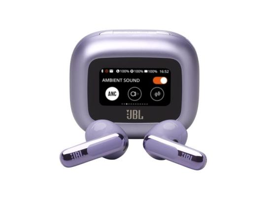 JBL Live Flex 3 Wireless Earbud Headphones – Purple